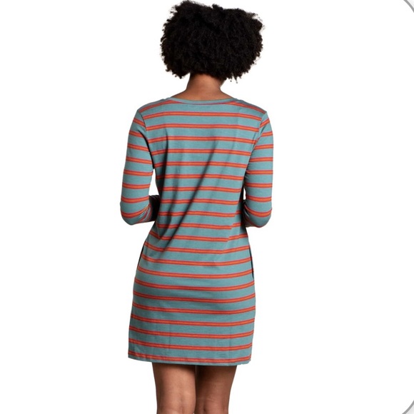 TOAD & CO Women’s Windmere II Long Sleeve Dress SZ L - Picture 2 of 13